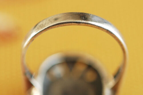 silver × marcasite オニキスのヴィンテージリング/ドイツ