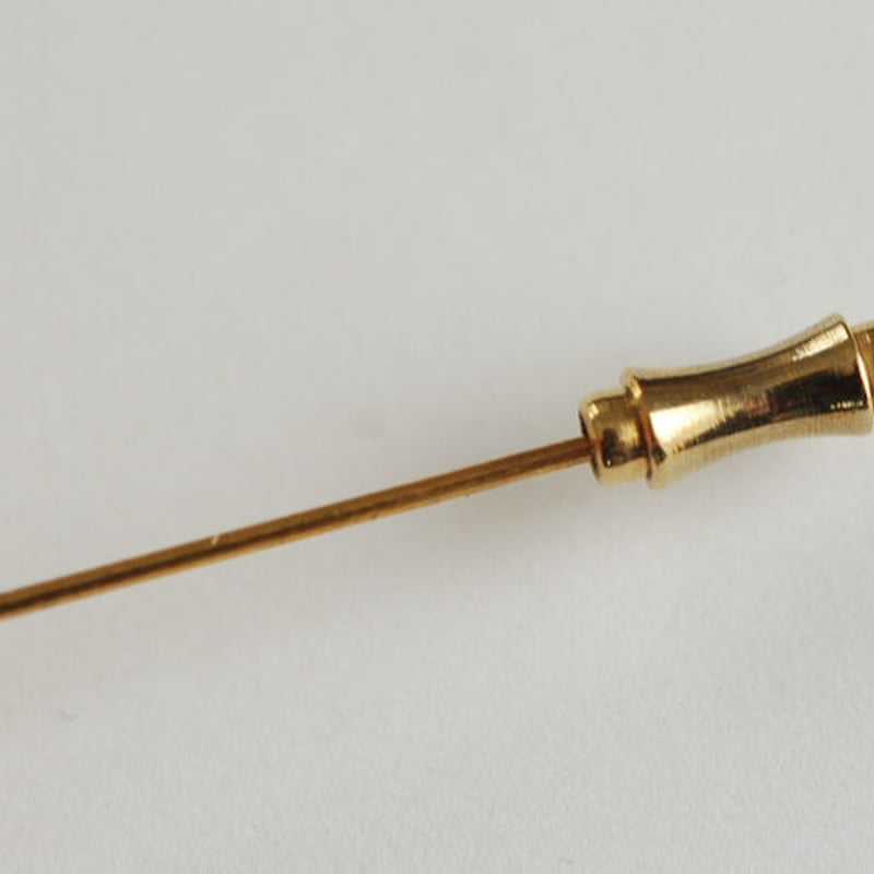 フランスアンティーク　ハットピン ヴェネチアングラス/ヴィンテージハットピン/フランス