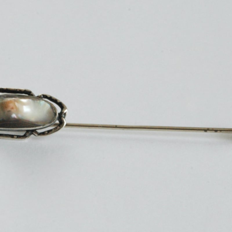 silver925 ブリスターパールのヴィンテージスティック(クラヴァット
