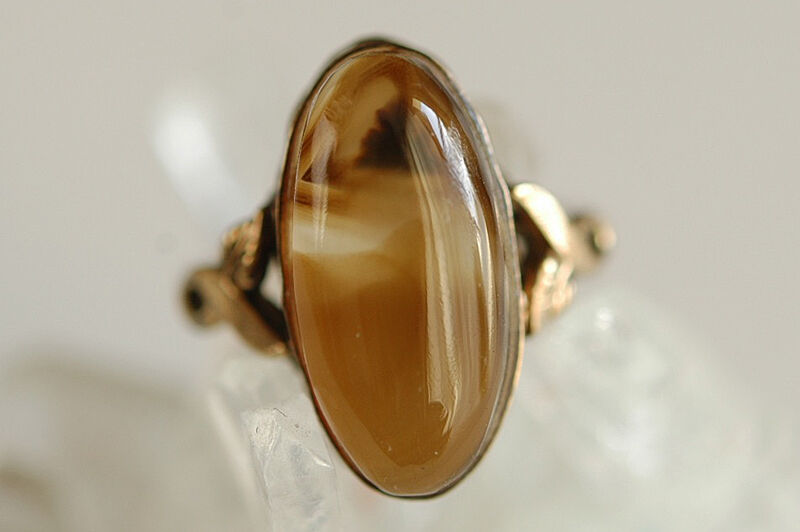 レア 希少 USA アメリカヴィンテージ ドームリング 10Kゴールドフィルド