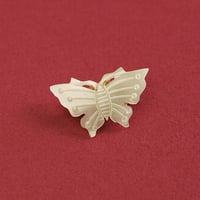 mother of pearl 小さな蝶のヴィンテージブローチ/イギリス