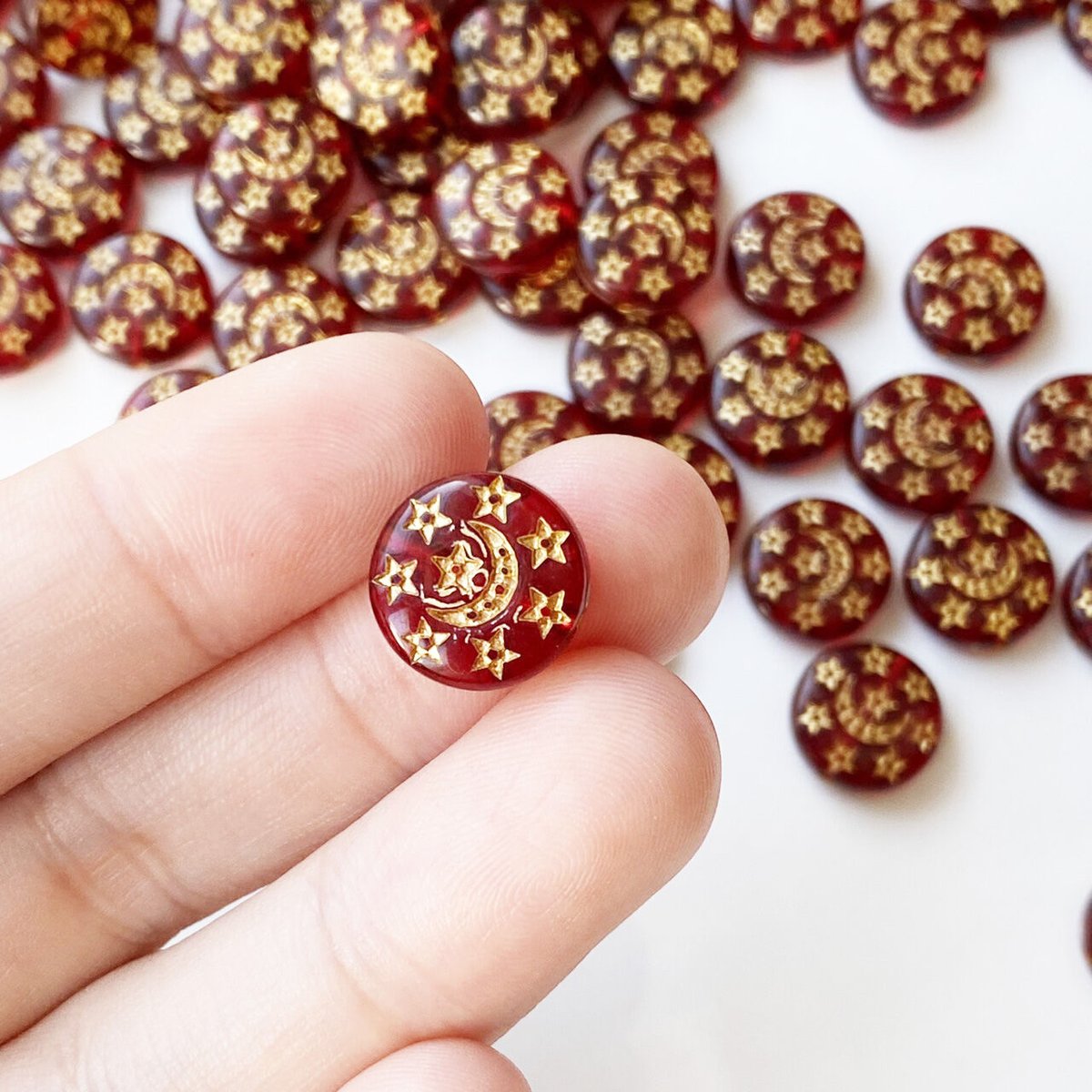 【売り切れ】朝焼けと星のイヤリング ビーズ 星 ハンドメイド 売り切れ】朝焼けと星のイヤリング ビーズ 星 ハンドメイド 売り切れ