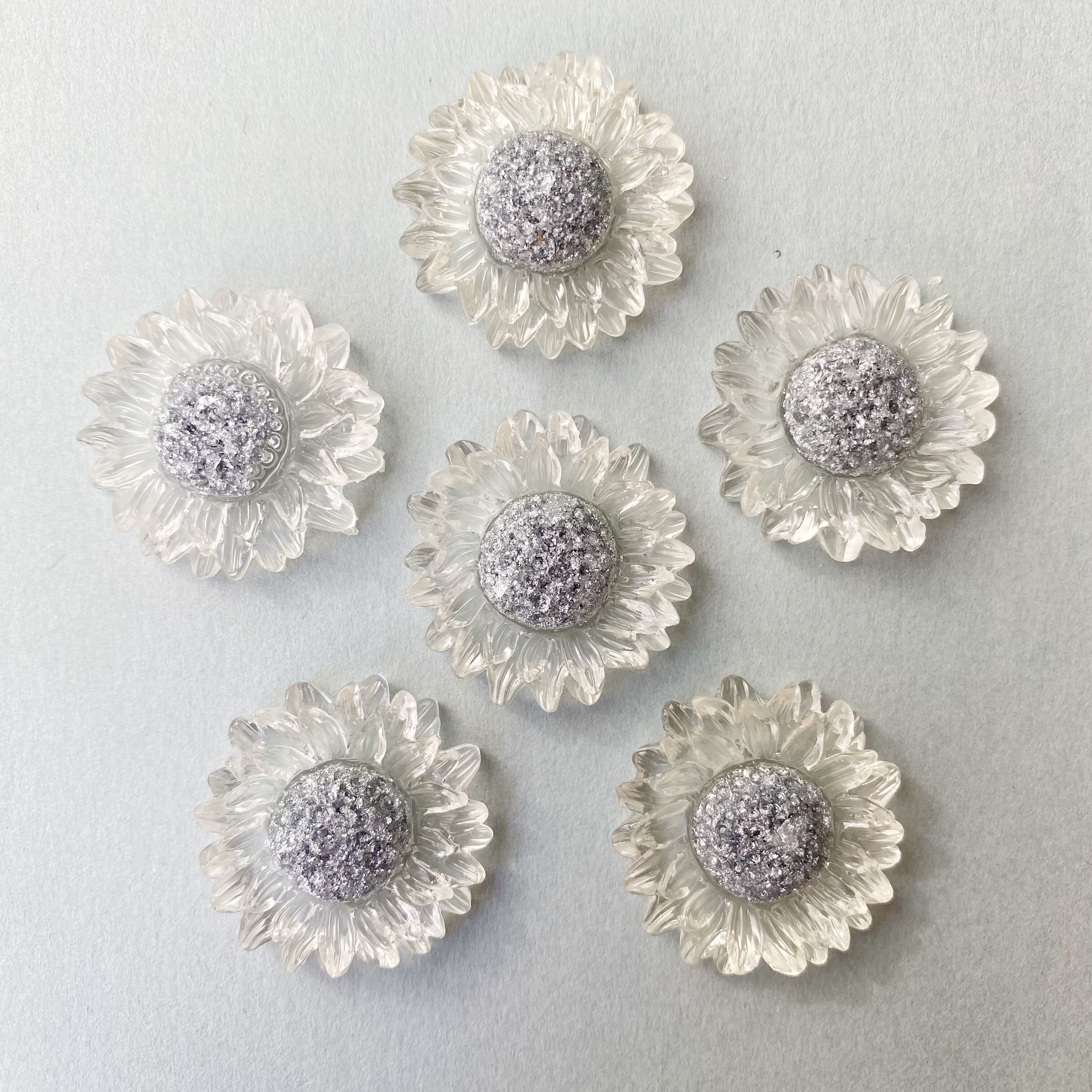 純銀ハンドメイド シルバーカメ・花 original