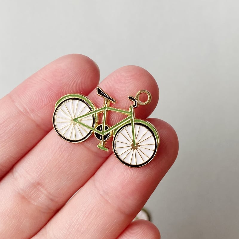 2個入り 自転車チャーム メタルパーツ ハンドメイドパーツ