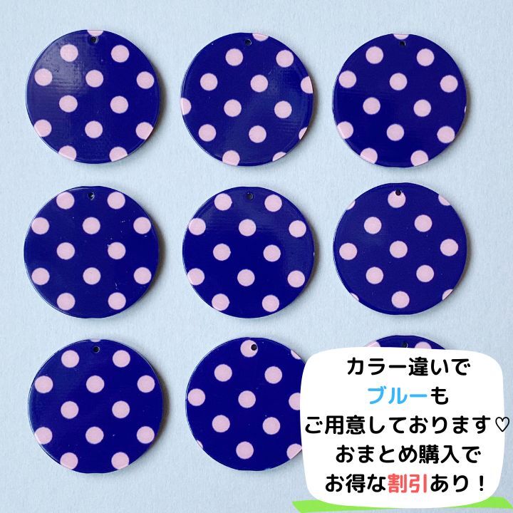 ハンドメイドチャーム　4個　フラワードロップ　ブルー ハンドメイドチャーム 4個 フラワードロップ ブルー ハンドメイド