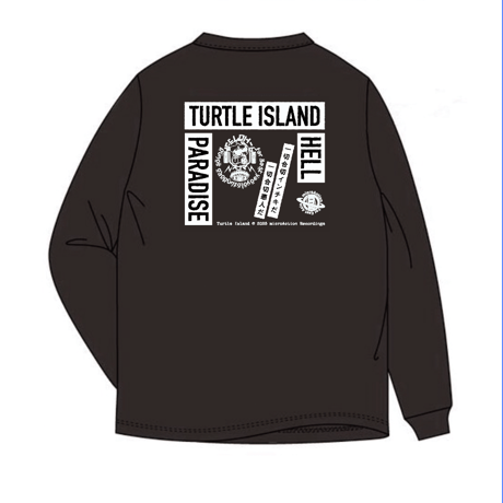 TURTLE ISLAND 地獄極楽 Long Sleeve BLK（Print）