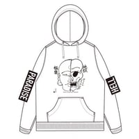TURTLE ISLAND 地獄極楽 Hoodie WHT（Print）