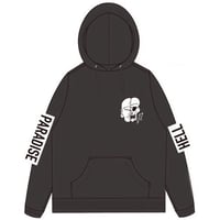TURTLE ISLAND 地獄極楽 Hoodie BLK（刺繍）