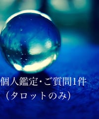 【個人鑑定・ご質問1件（タロットのみ）】