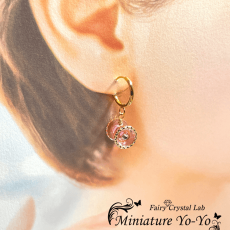 【ピアス】 ミニチュア1Aヨーヨーピアス