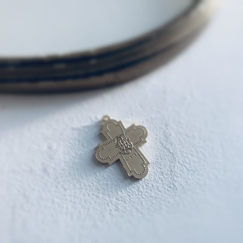 ゴールドメッキ クロス メダイ ブレスレット17cm ゴールドメッキ クロス メダイ ブレスレット17cm ゴールドメッキ