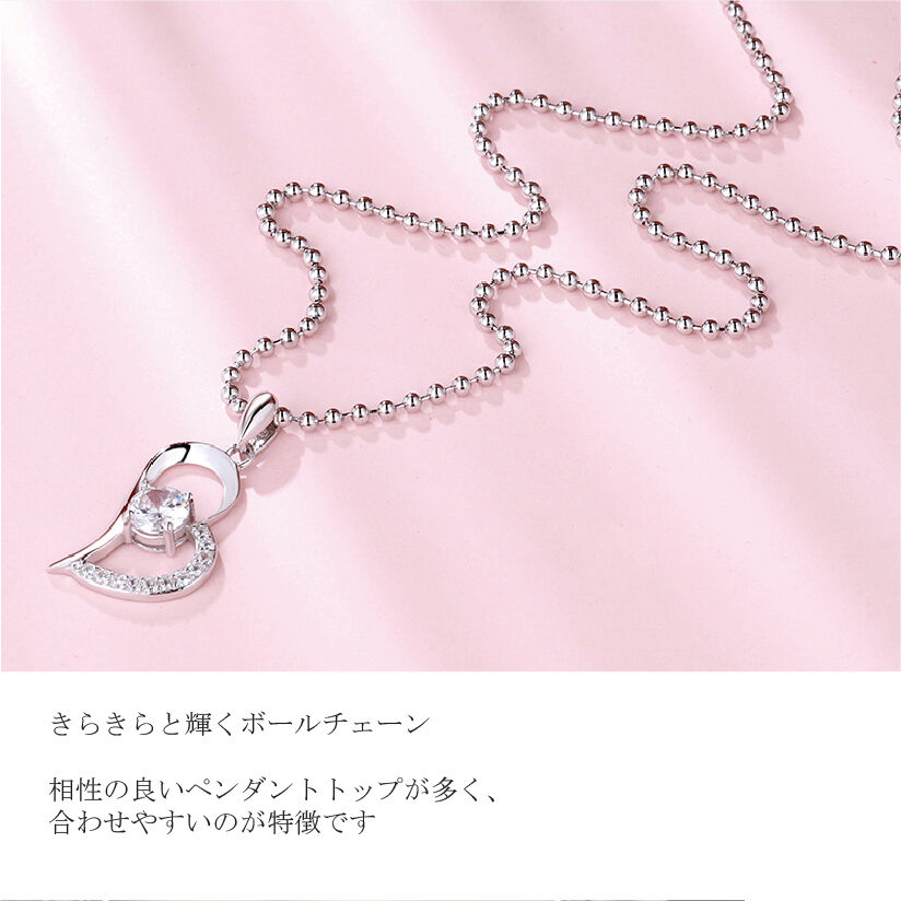 SV925 シルバー ネックレスチェーン ジュエリー アクセサリー ボール 