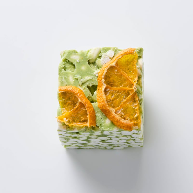 陶箱ポン菓子ショコラ (利左ヱ門 波佐見青磁) | HASAMI SWEETS STORE