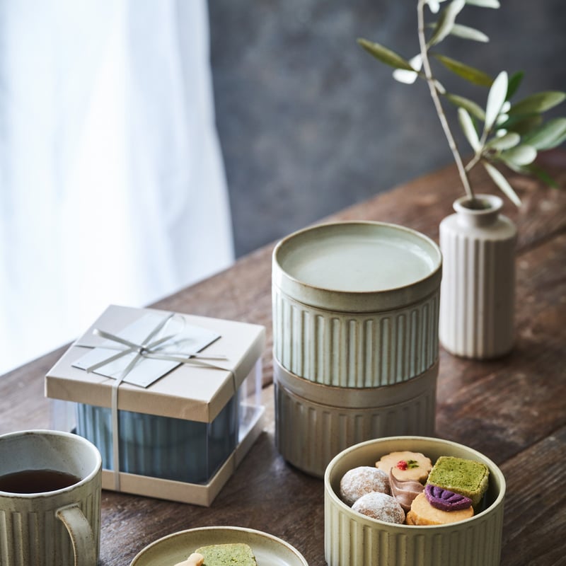 スマイル クッキーボックス 陶器 made in USA スマイル クッキー