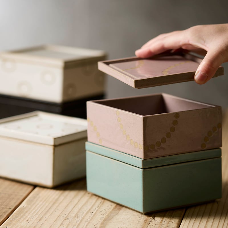 陶箱ポン菓子ショコラ (利左ヱ門 玄マット) ※新入荷 | HASAMI SWEETS STORE