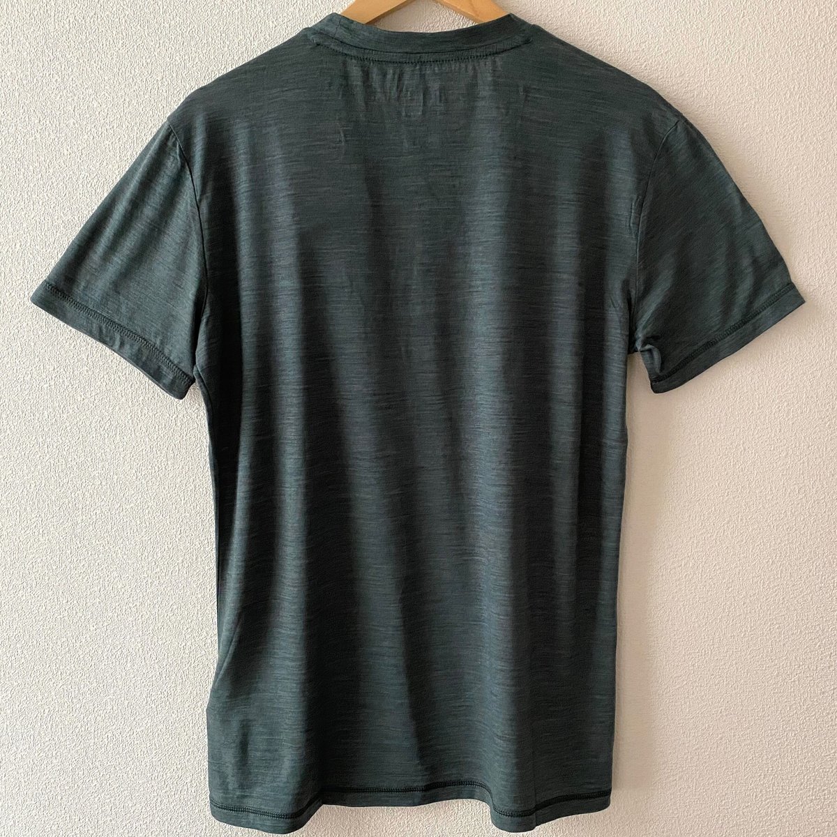 アウトドアフィットネスロゴTシャツ メリノウール素材×[SN] メンズ 