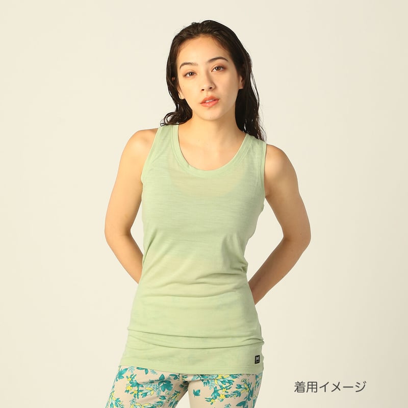 BLUEロゴタンクトップ メリノウール素材×[SN] レディース カラー