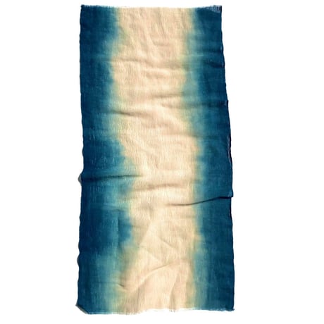 オリジナル樹木布マルチクロス　「自在布」：藍染　UMI