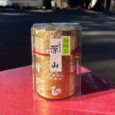 干支缶「辰」静岡茶70g入　金色