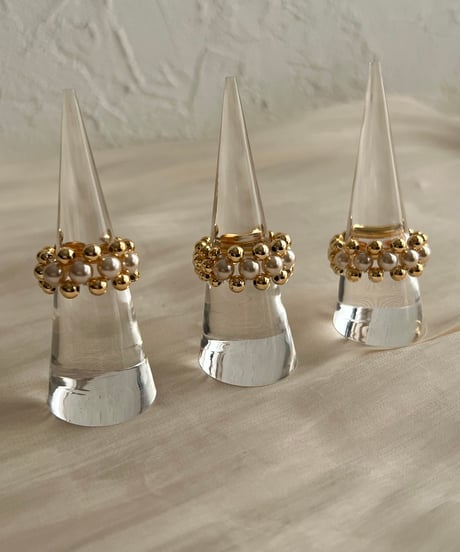 💙beads ring 【 7月末頃発送】