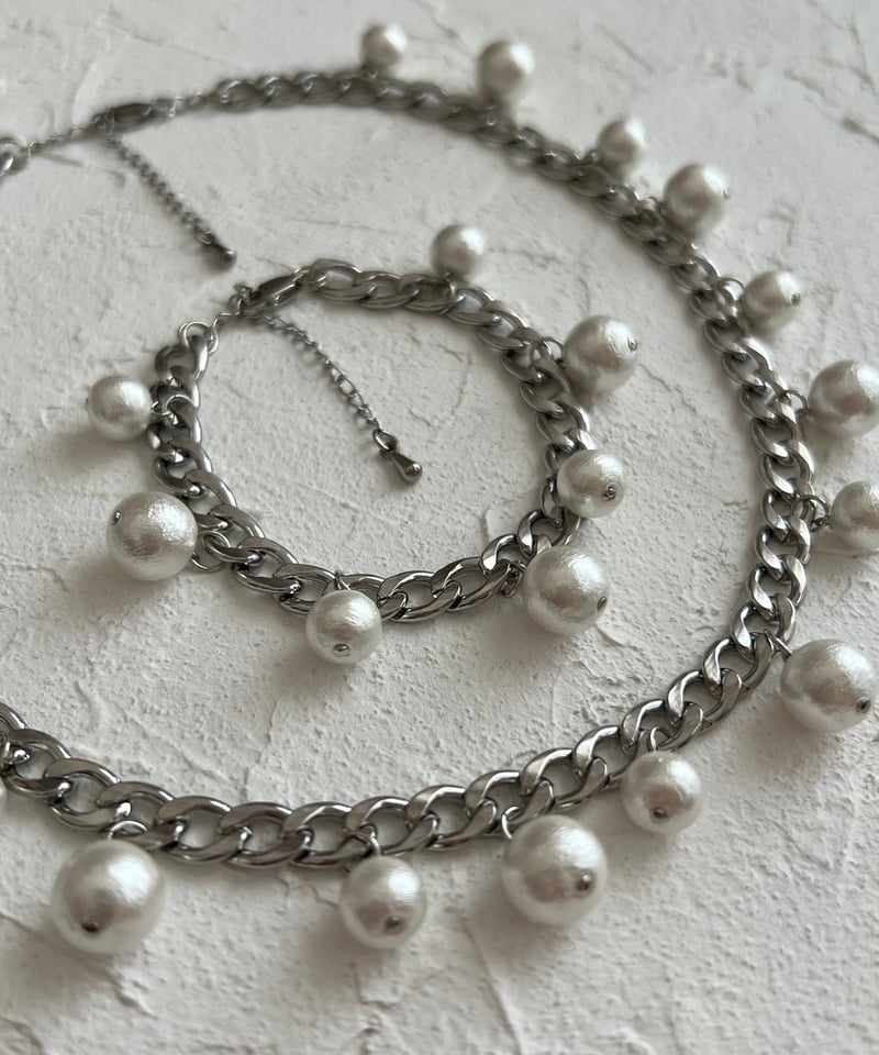 🩷pearl×chain 【1月末頃発送】 | Mamimi
