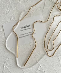 💎long necklace gold【8月末頃発送】