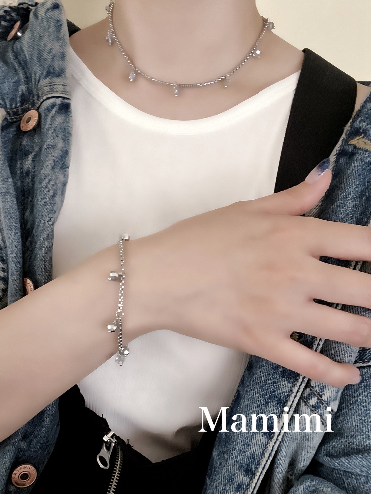 mamimi bijou ブレスレット チョーカー Man阿部亮平 着用 Mamimi ブレスレット&チョーカー 阿部亮平着用モデル - メルカリ