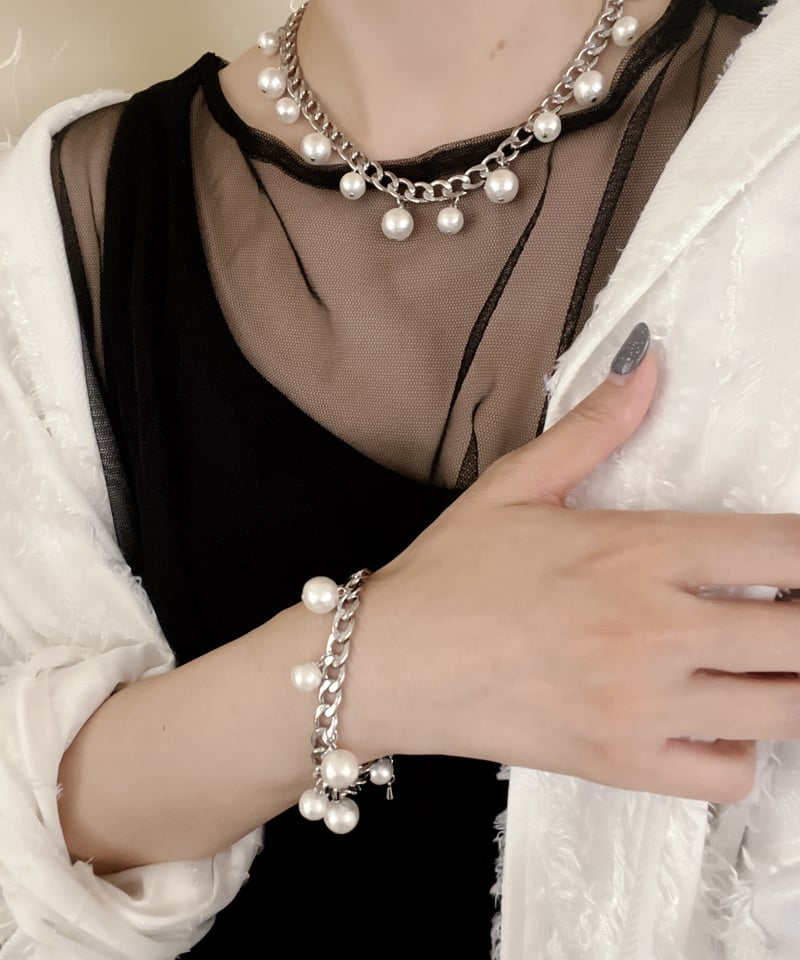 🩷pearl×chain 【2月末頃発送】 | Mamimi