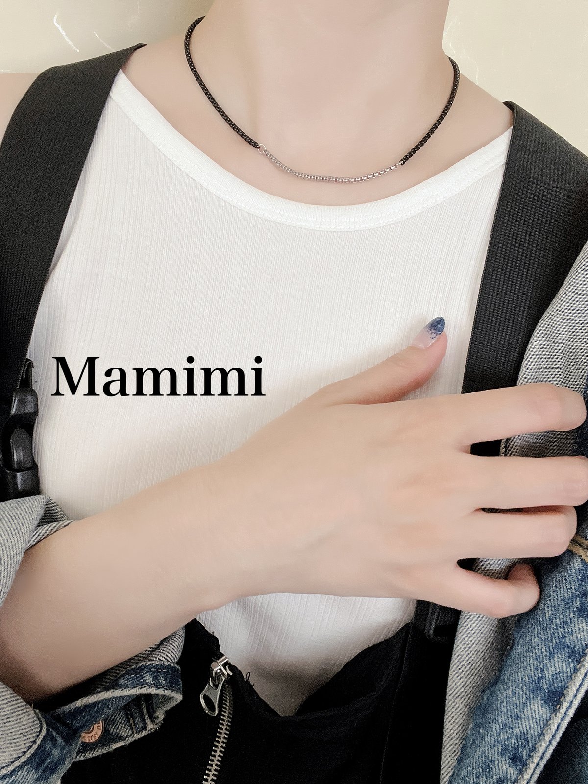 🤍 🟣7/31 21:00-再販/bi-color＋ choker/bracelet【8月末頃