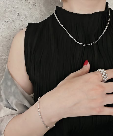 ❤️mix chain necklace/bracelet【7月末頃発送】