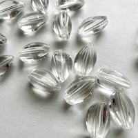 アクリルクリアビーズ  large twist 5pic