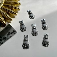 USA製スターリングシルバーチャーム (Real rabbit)１個