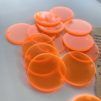 再販🍊アクリルパーツ neon series(orange)4個