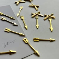 USA製メタルチャーム (ARROW) 2個