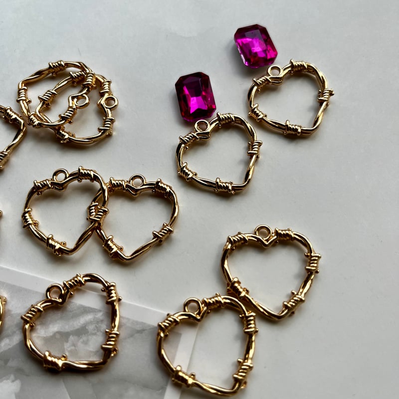 ハートチャーム(Prism)ゴールド 1個～ | anyone