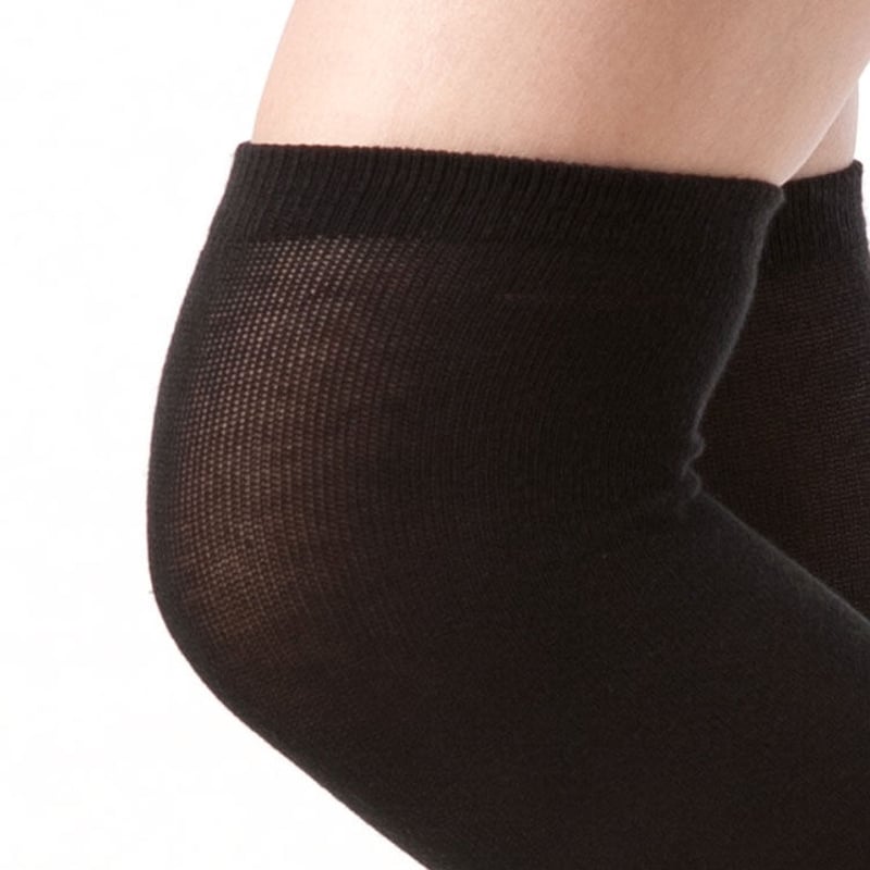 2460 日本製・綿混平無地ニーハイソックス | M&M SOCKS -展示専用Web
