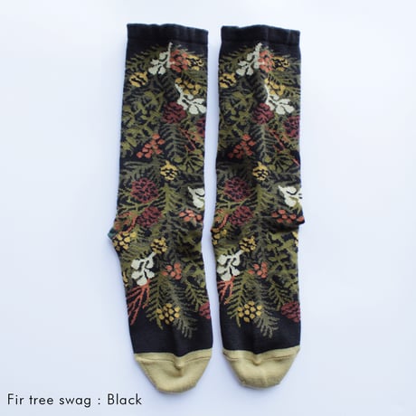 BS08 ボタニカソックス（モミの木のスワッグ/Fir tree swag）
