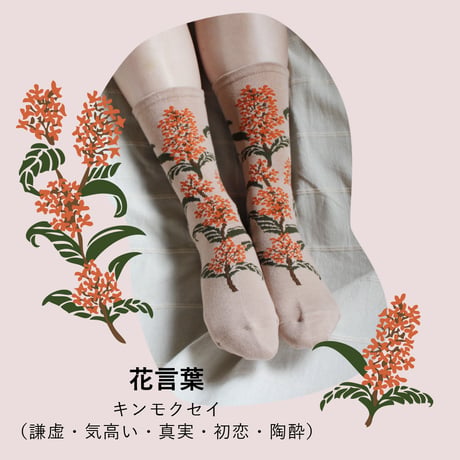 BS07 ボタニカソックス（キンモクセイ/Fragrant olive）
