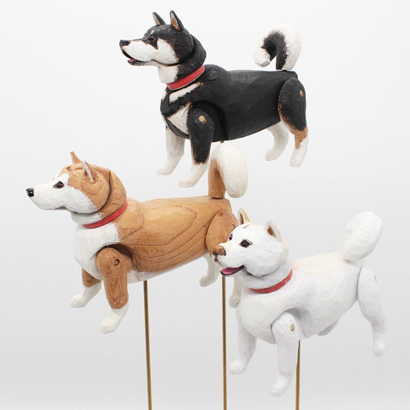 ハンドメイド ☆ びろーんと犬　柴犬 ☆柴犬☆】羊毛フェルト 柴犬 ハンドメイド 犬 - メルカリ