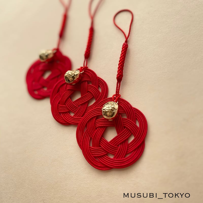 だるま合格祈願 五角(合格)結び | musubitokyomizuhiki's STORE