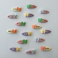clear butterfly snap pin