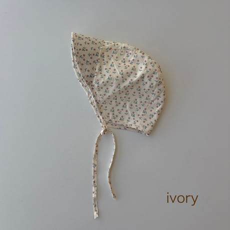 petite floral baby bonnet