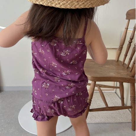 Plum Floral Rib Set