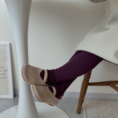 rib colored tights