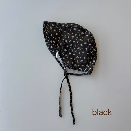petite floral baby bonnet