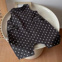 【order】Dot Sleeveless Jumpsuit(73-90)