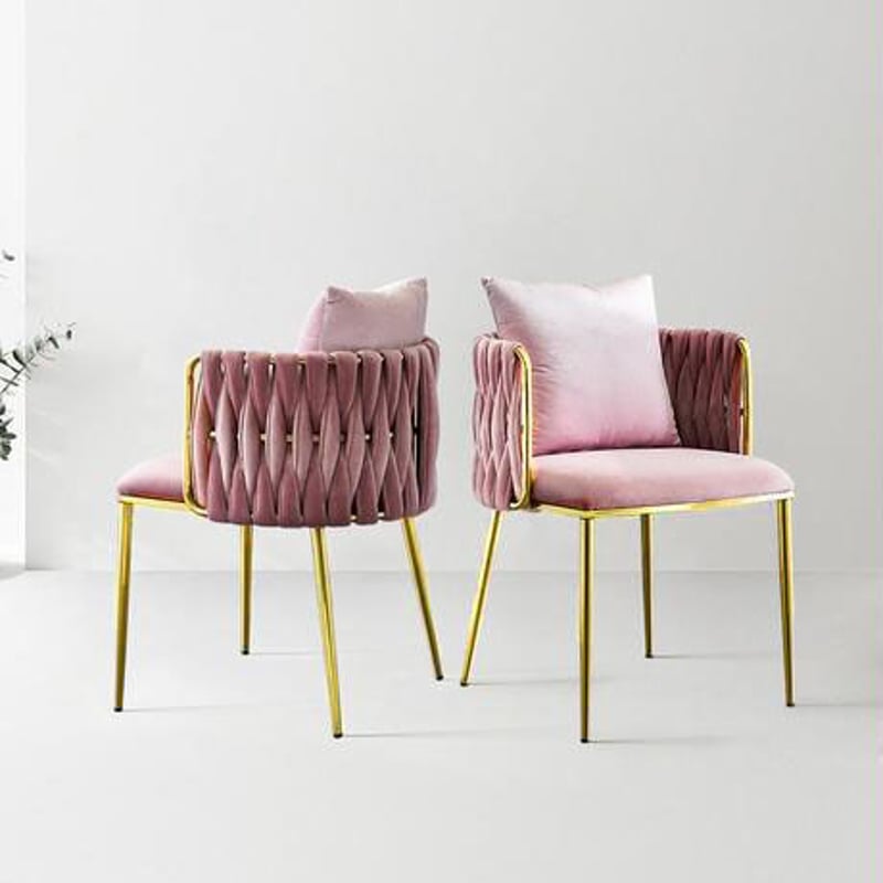 ゴールドラインダイニングチェア（3カラー） | リビング＆ダイニング