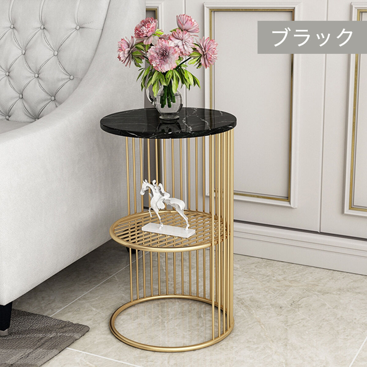 大理石 ゴールド 真鍮 オニキス 2段 サイド テーブル 黄銅 華台 西洋家具 大理石 ゴールド 真鍮 オニキス 2段 サイド テーブル 黄銅 華台