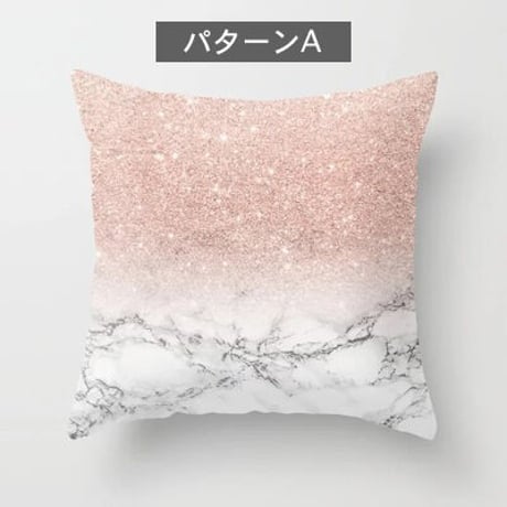 リネンコットンデザインクッションカバー