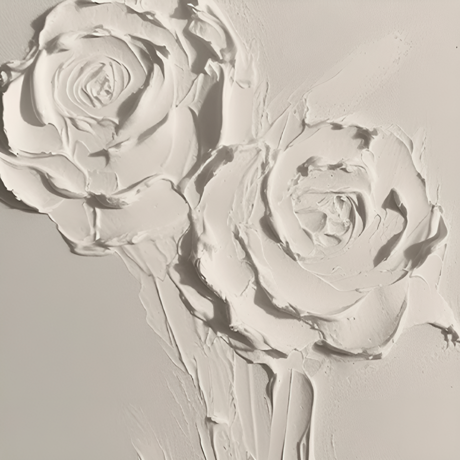 ナチュラルローズウォールアート | リビング＆ダイニングインテリア by